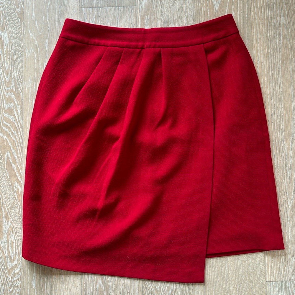 Club Monaco Red Pencil Skirt